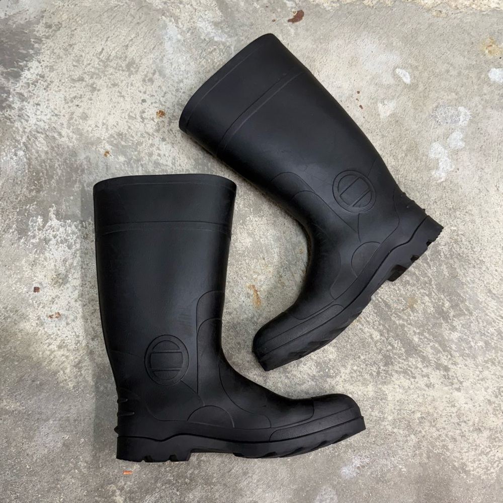 Steel Toe Rubber Work Boots Slip Resistant Waterproof Made USA - Picture 3 of 8